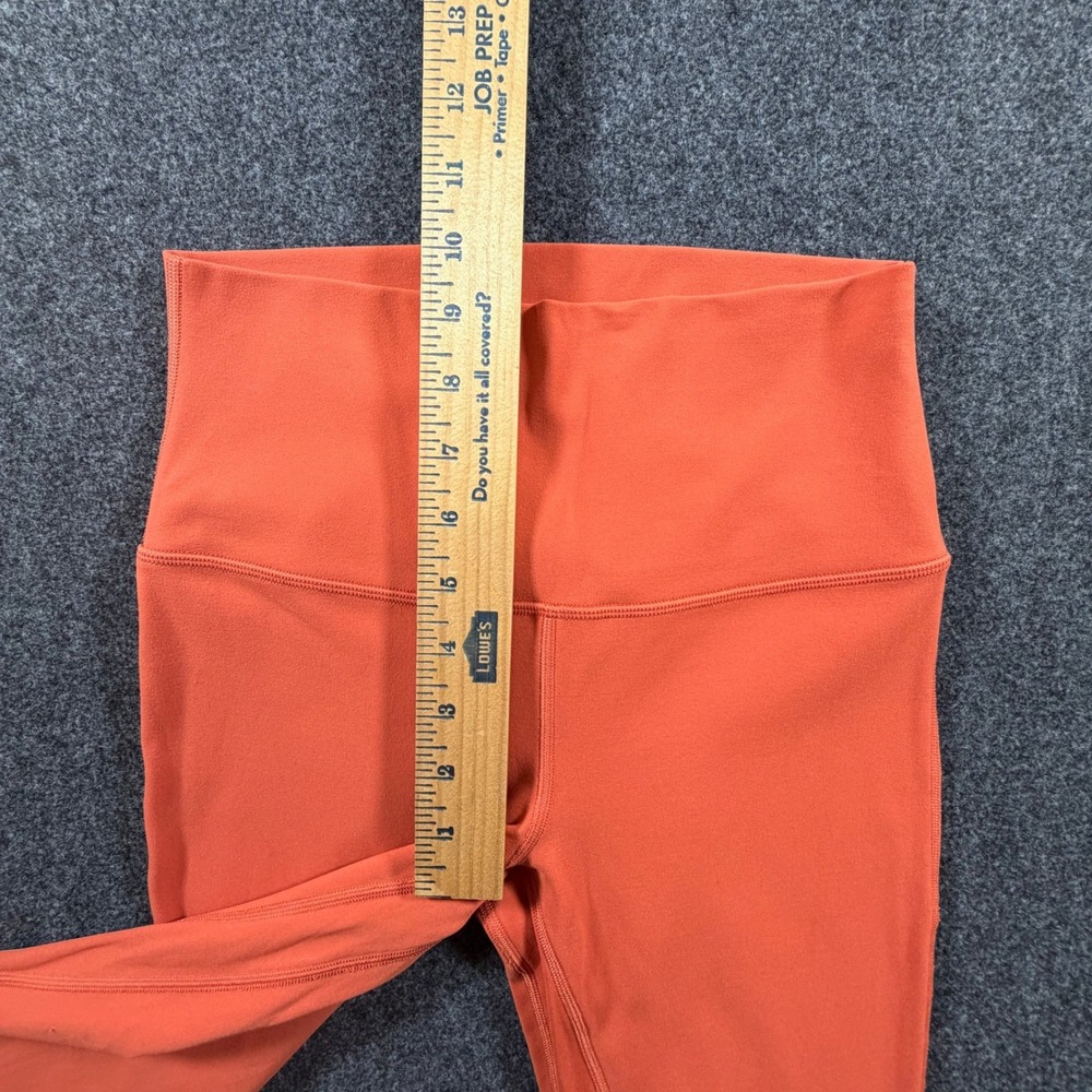 Lululemon Align High-Rise Pant 25" Orange Nulu Yoga Leggings Womens Size 6 - Picture 7 of 11
